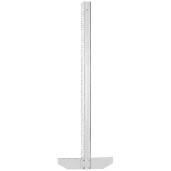 Aluminum T-square with cutting edge 70cm
