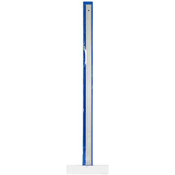 Aluminum T-square with cutting edge 100cm
