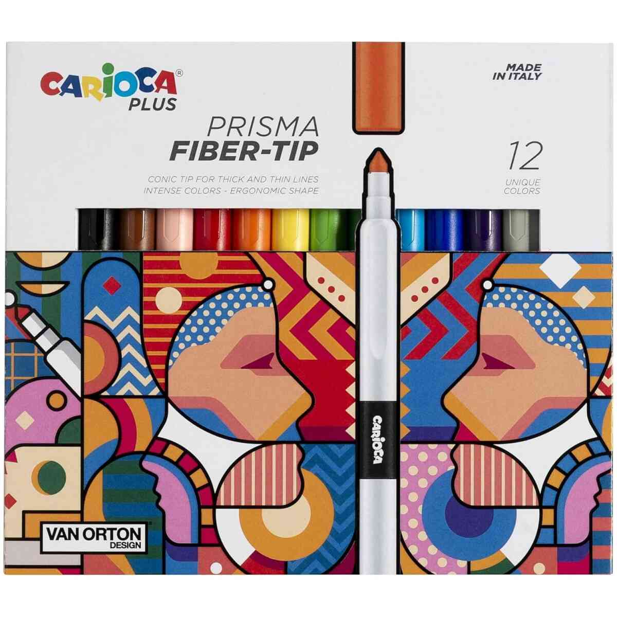 CARIOCA PLUS PRISMA FIBERSPETS - 12-pack