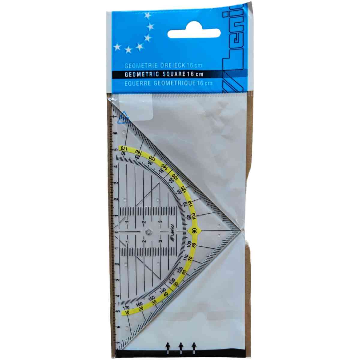 Plastic geo-square 16cm