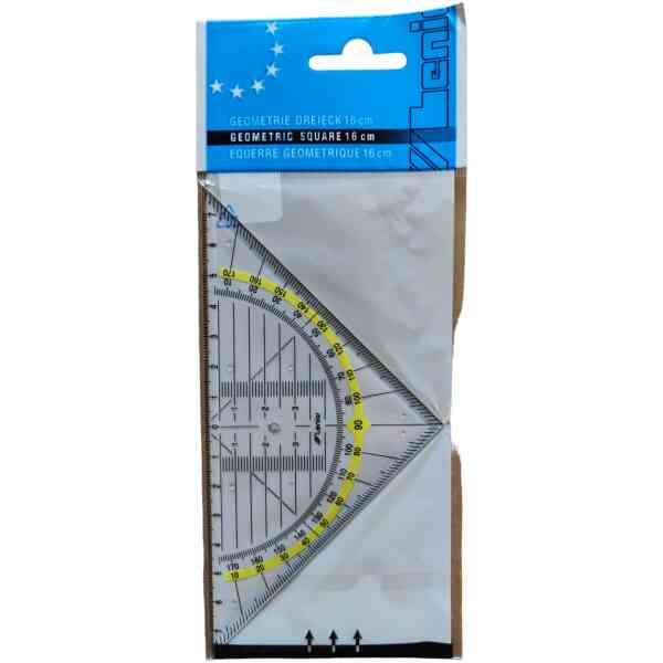 Plastic geo-square 16cm