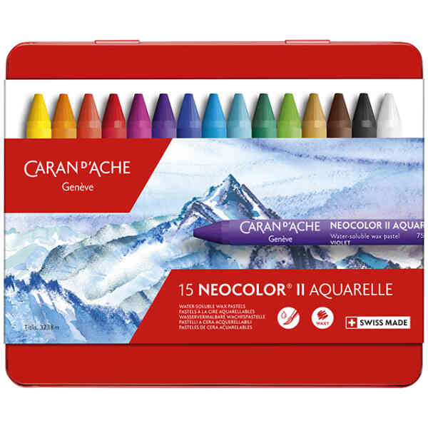 Vaxkrita Caran d´Ache NeoColor II 15 sort 315 (5F)