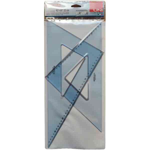 UNI 2 squares 45° e 60° 35cm