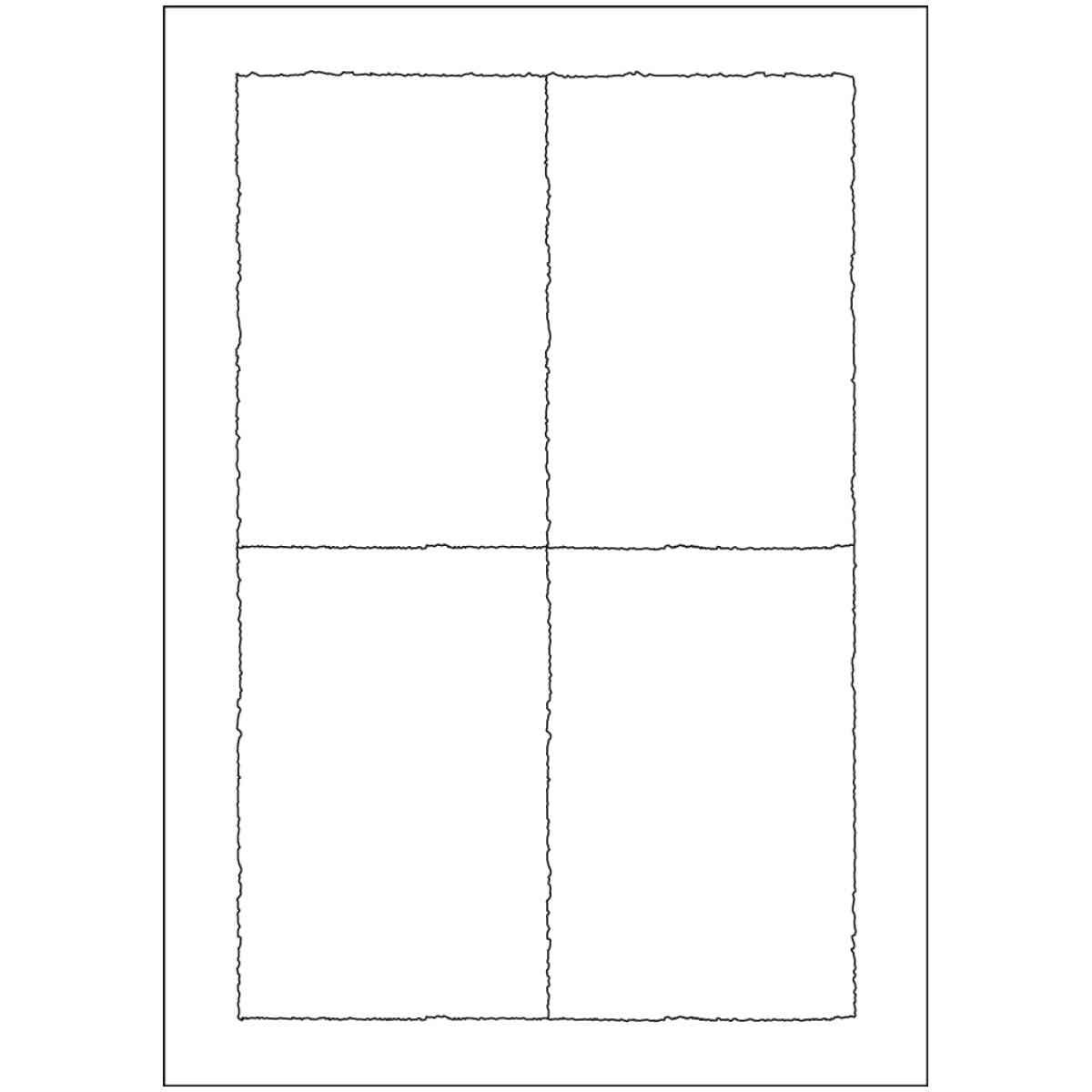 Single Cards cm.8,5x13 A4 Box x100 - BSP 208SW