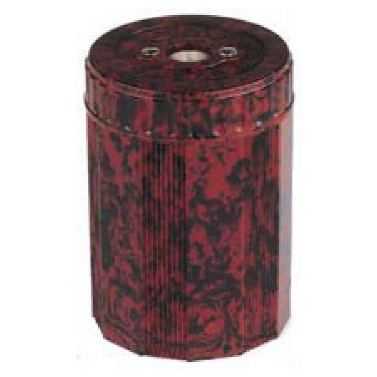 Single sharpener red marbled single packed