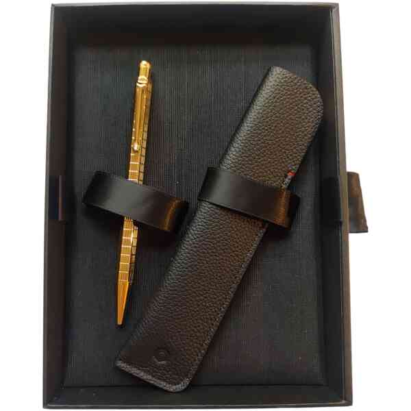 Caran d'Ache Ecridor Lights Ballpoint Pen & Leather Case (Limited Edition) 8902.022