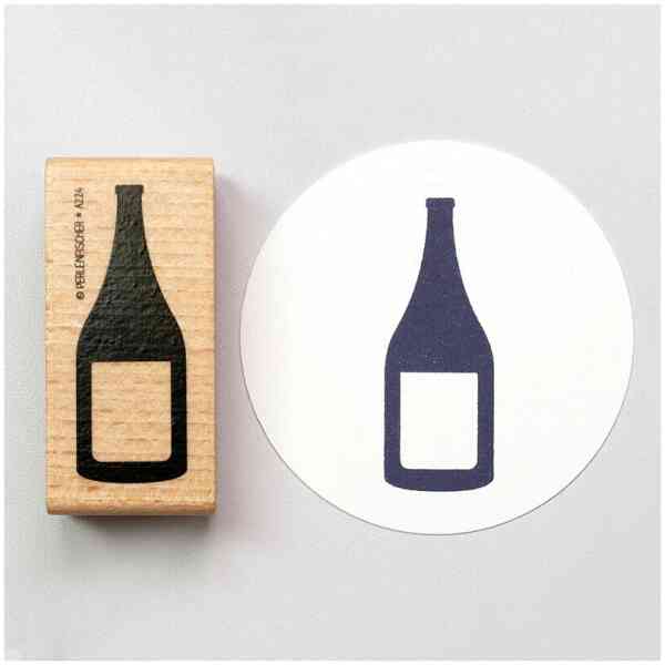 Stamp : Champagne bottle Artikel: A224