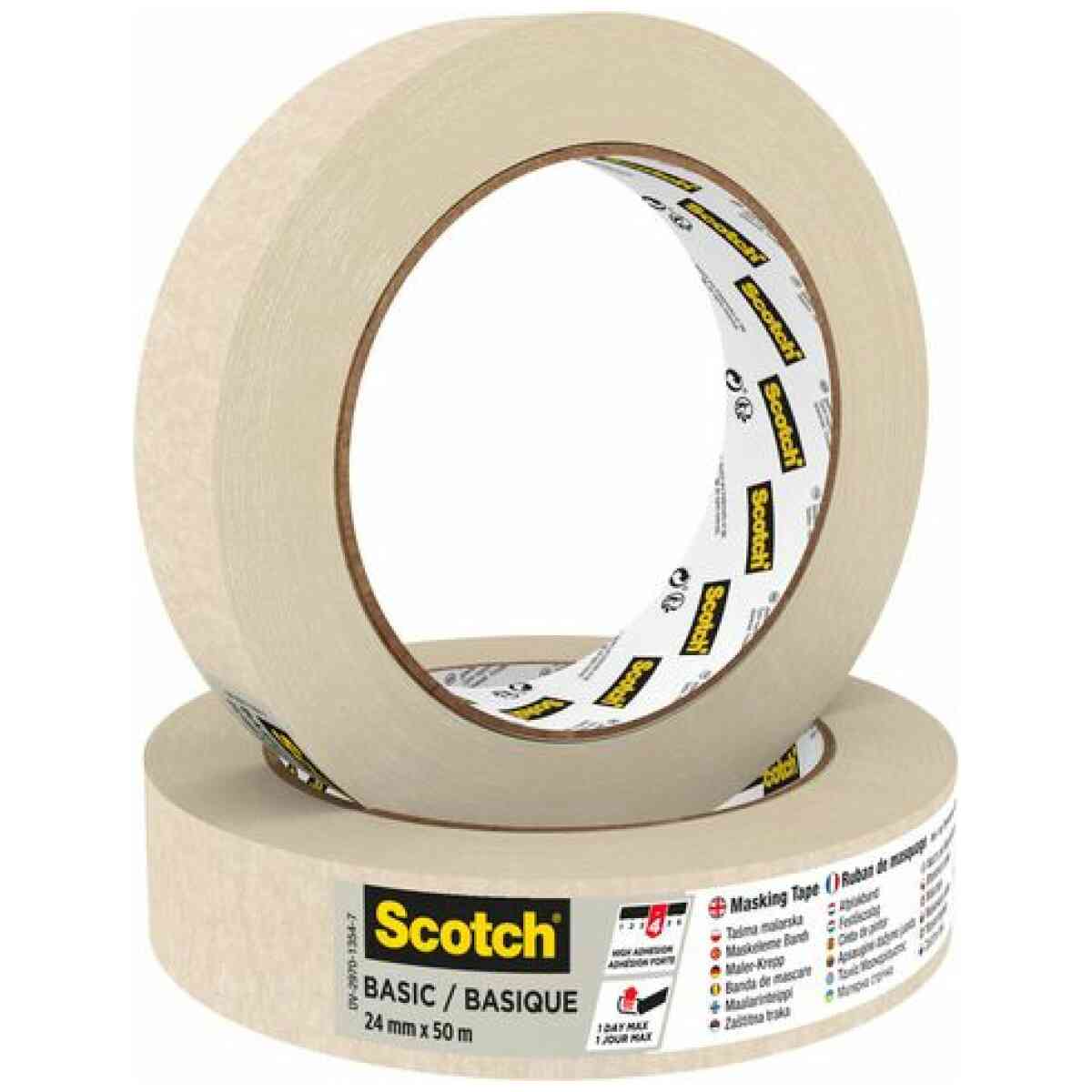 Maskeringstejp SCOTCH Basic 24mmx50m
