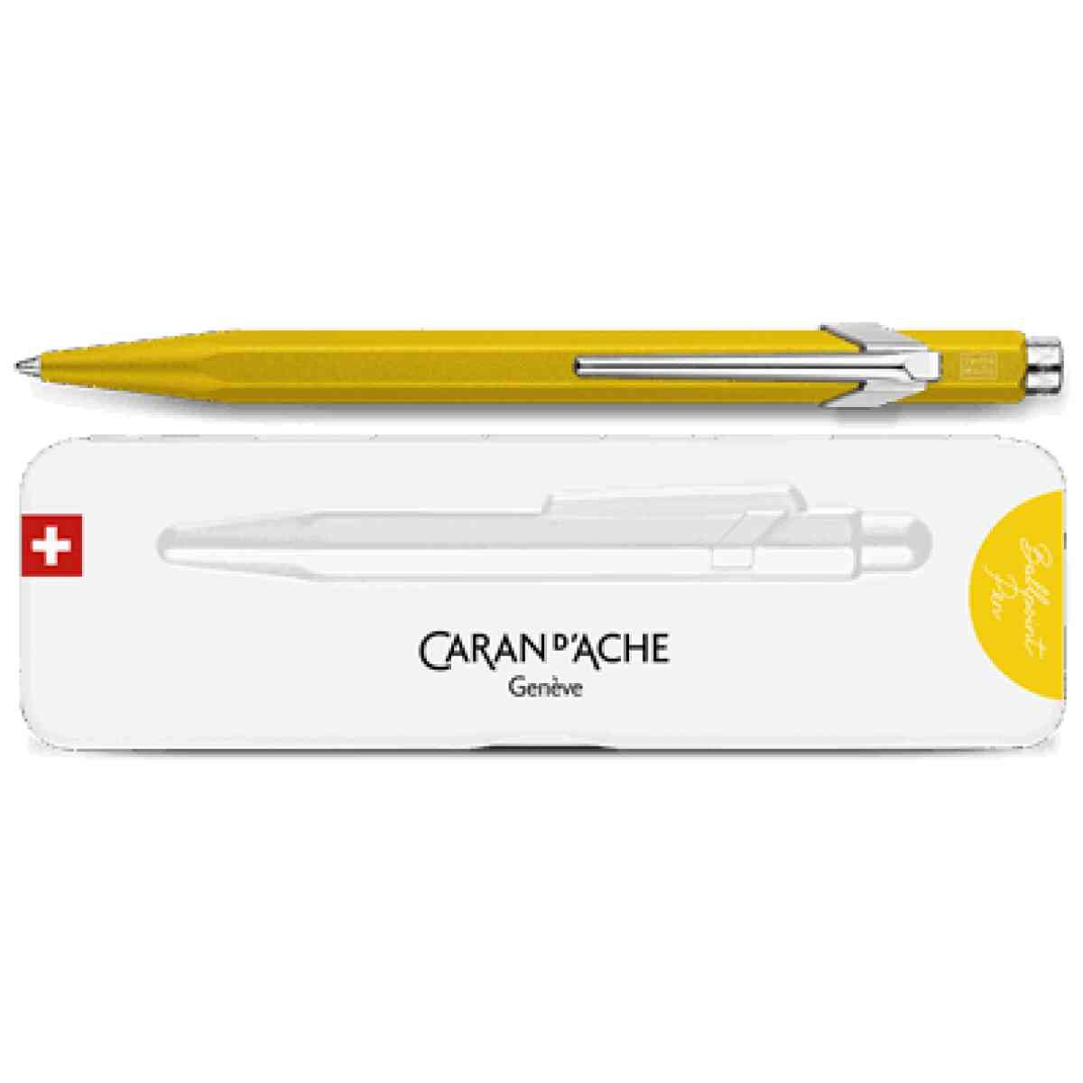 Caran d'Ache Ballpoint Pen 849 Colormat -X Yellow
