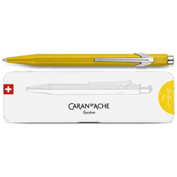 Caran d'Ache Ballpoint Pen 849 Colormat -X Yellow