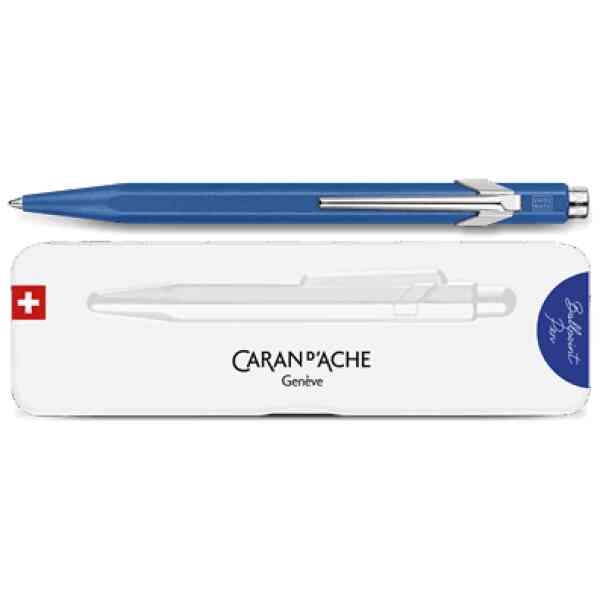 Caran d'Ache Ballpoint Pen 849 Colormat -X Blue