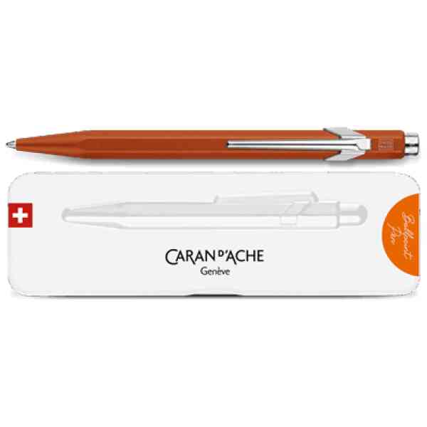 Caran d'Ache Ballpoint Pen 849 Colormat -X Orange