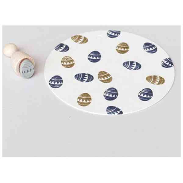 Stamp : Easter egg pattern 4 mini Artikel: F025