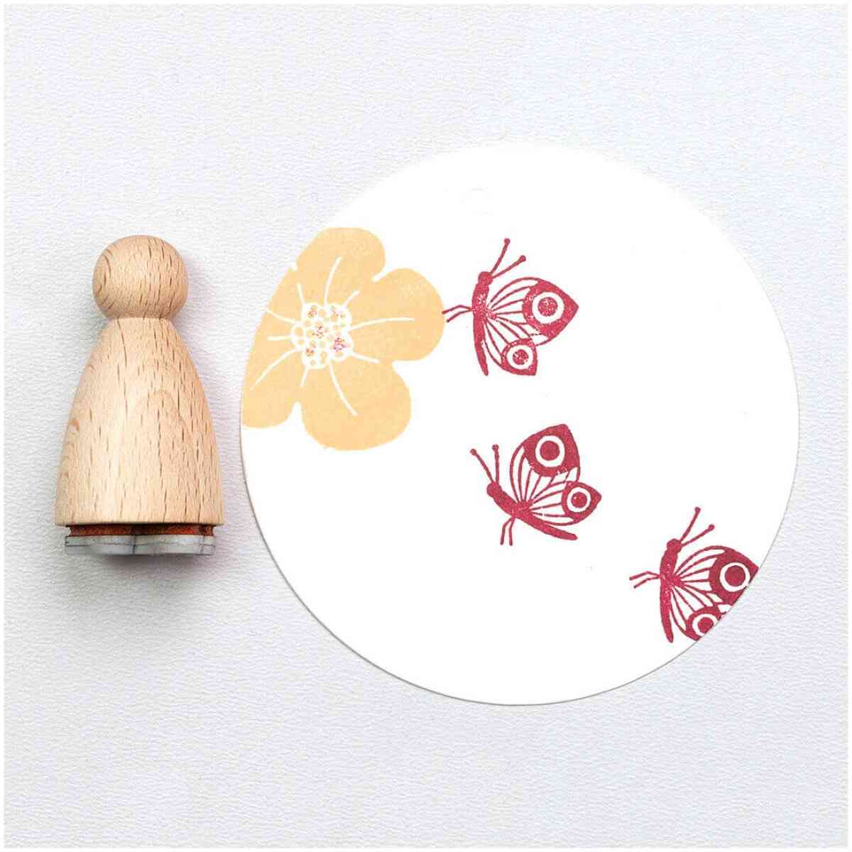 Stamp : Butterfly small Artikel: K038