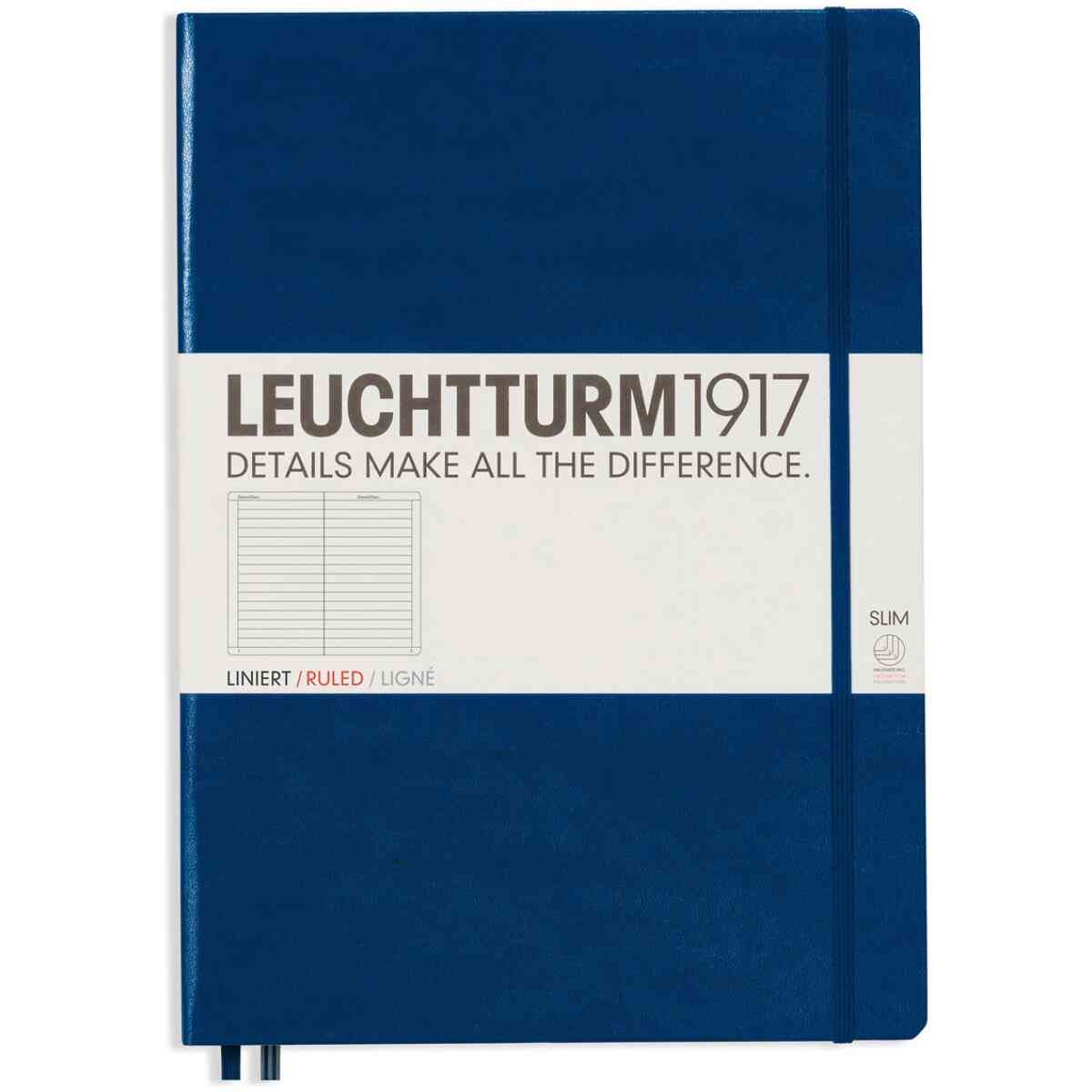 Leuchtturm1917 Notebook A4 Slim Linjerad