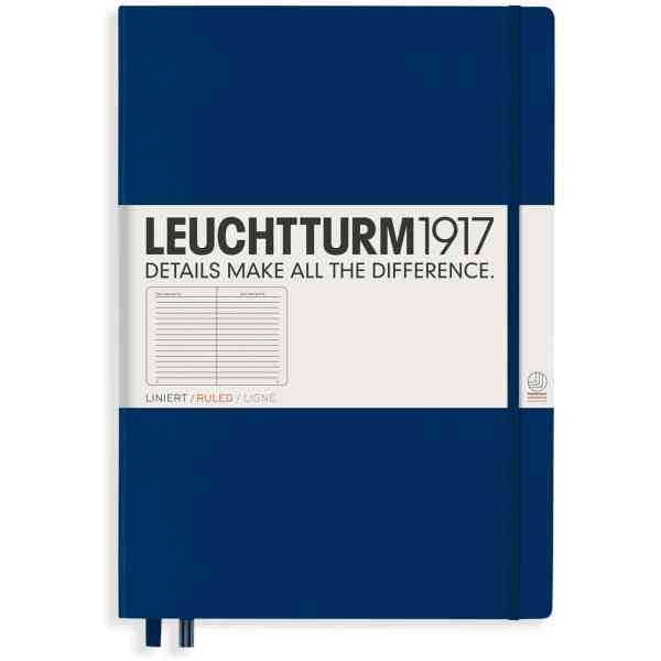 Leuchtturm1917 Notebook A4 Classic Linjerad Navy