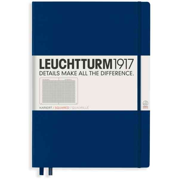 Leuchtturm1917 Notebook A4 Classic Rutad Navy