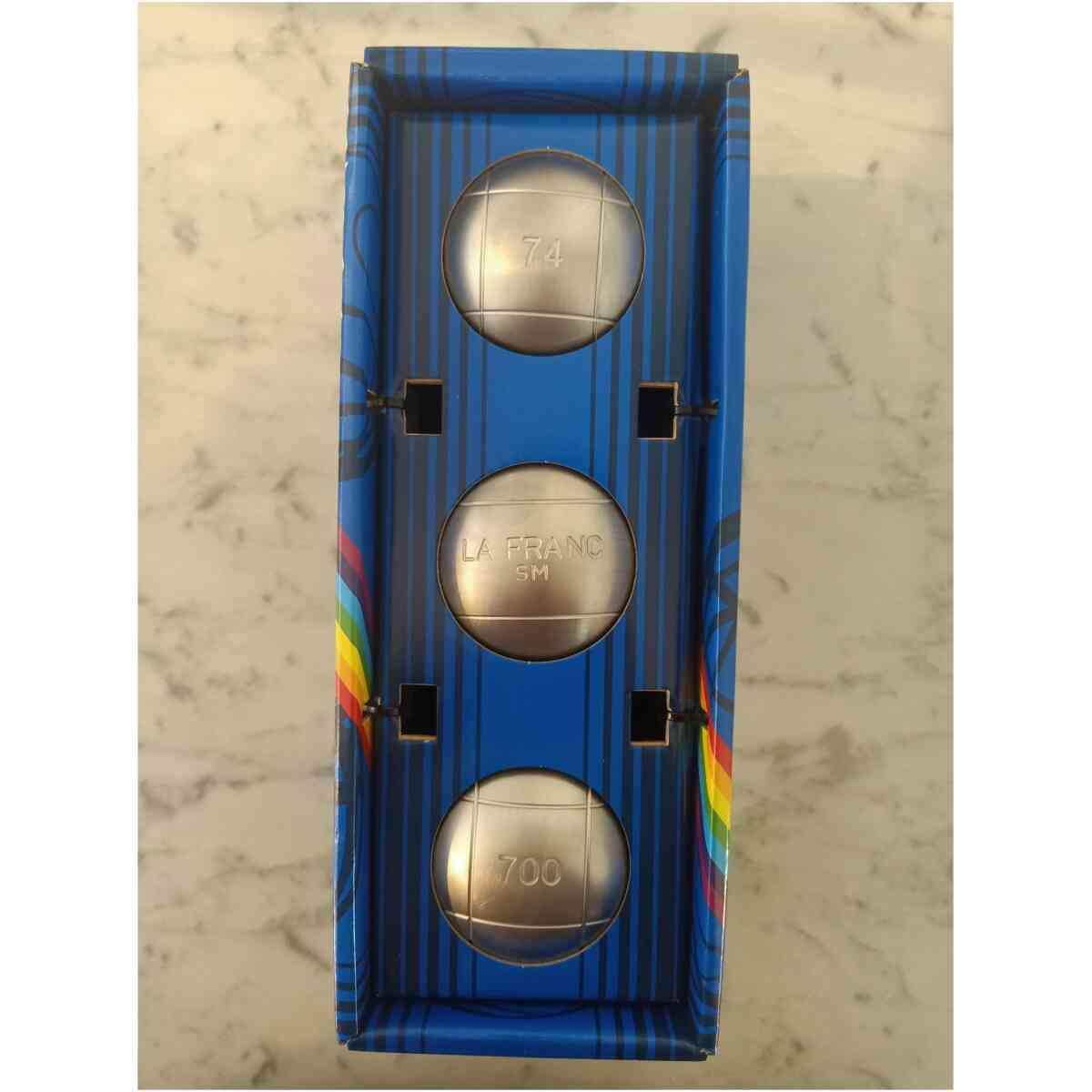 La Franc Boule Serie Mat - Weight 700, Stripes 1 - Set of 3 boules - Bild 3