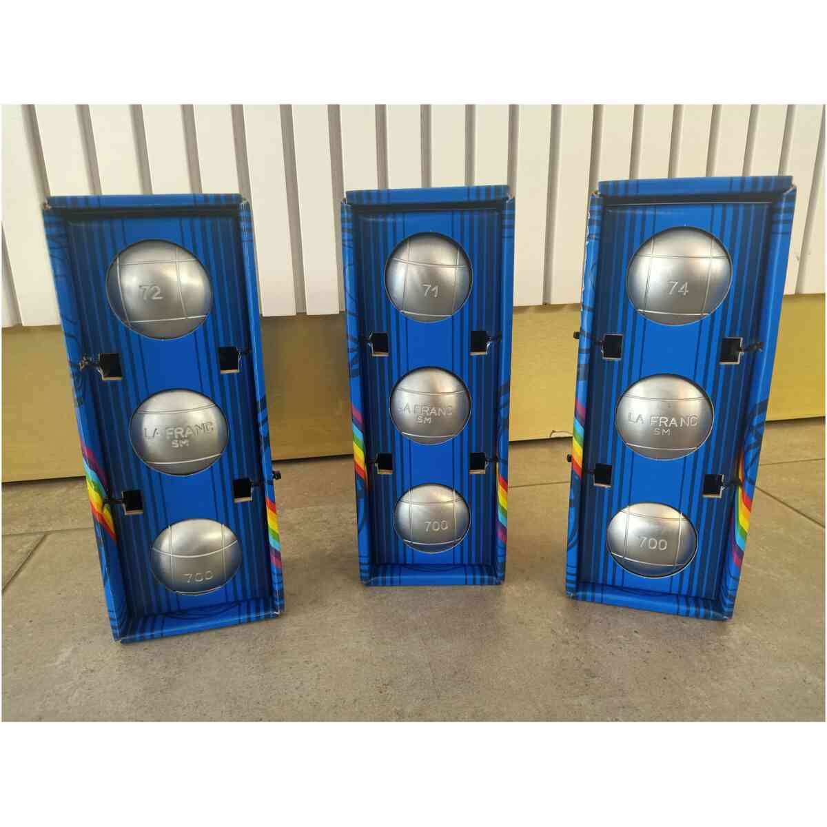 La Franc Boule Serie Mat - Weight 700, Stripes 1 - Set of 3 boules - Bild 2