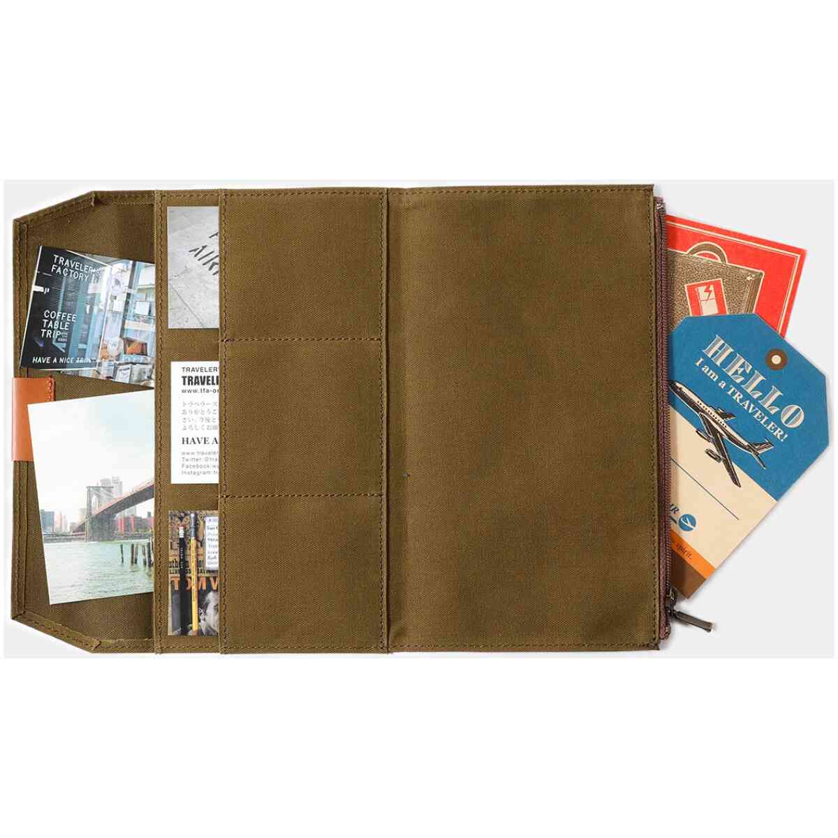 TRAVELER'S notebook Cotton Zipper Case - Bild 3