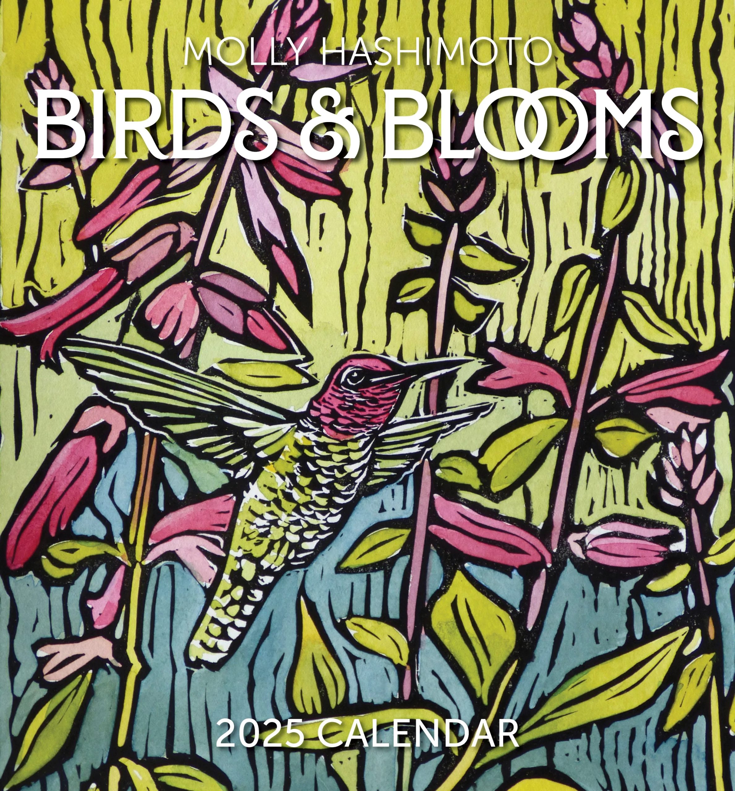 Molly Hashimoto Birds & Blooms 2025 Mini Calendar Lexis Papper