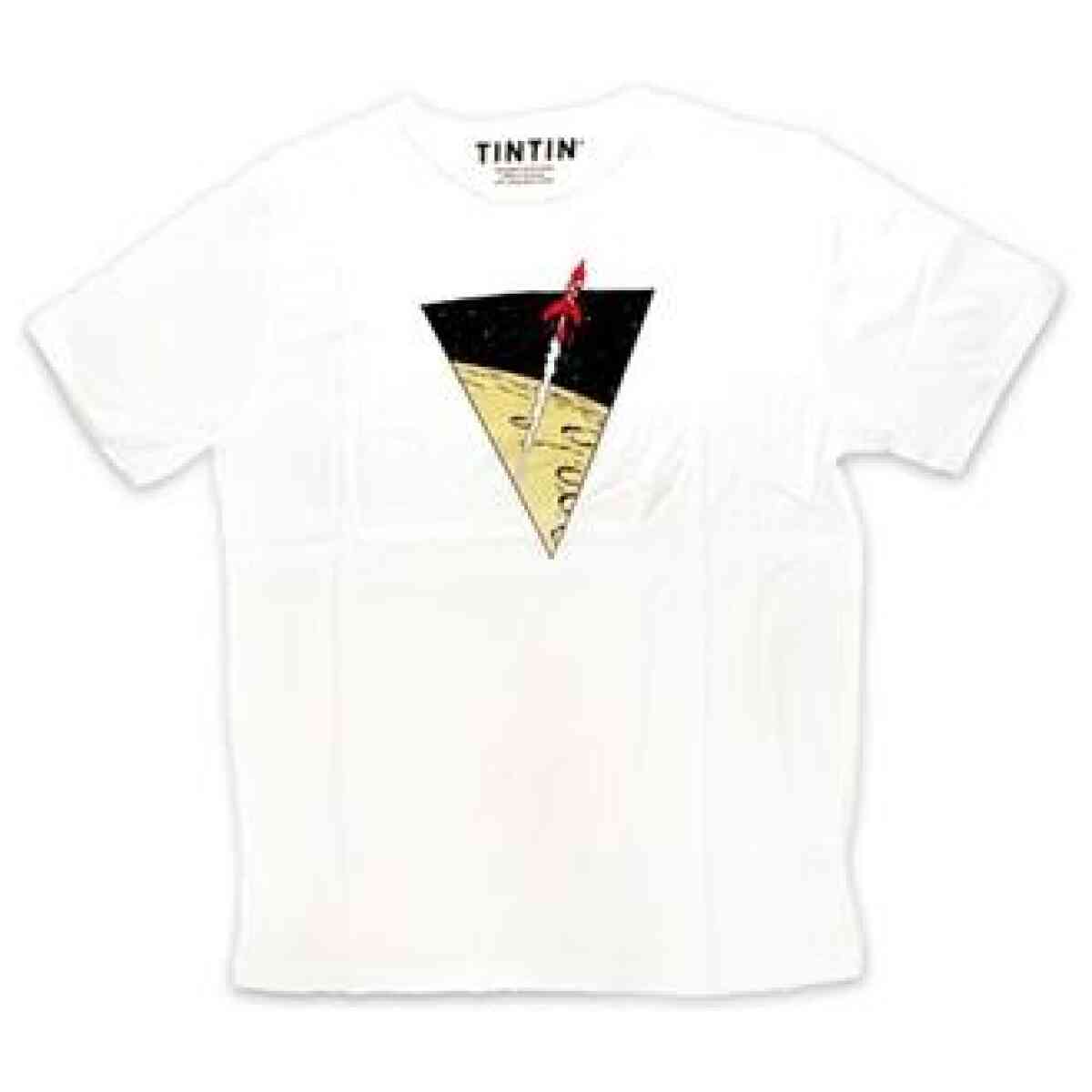 T-shirt Raket från månen - Vit