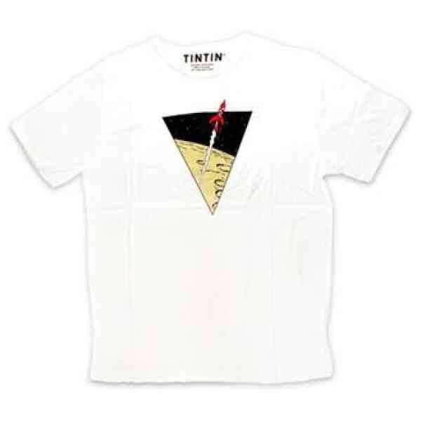 T-shirt Raket från månen - Vit