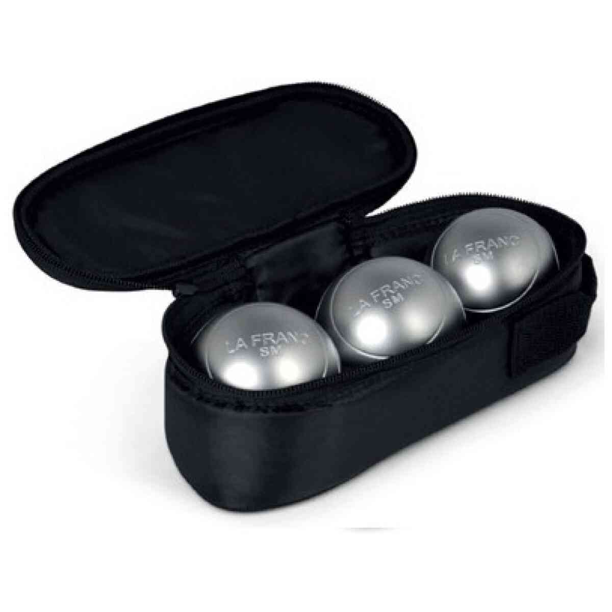 La Franc Boule bag Carreau Black - Förvaringsväska för 3 st bouleklot (Klot säljs separat)