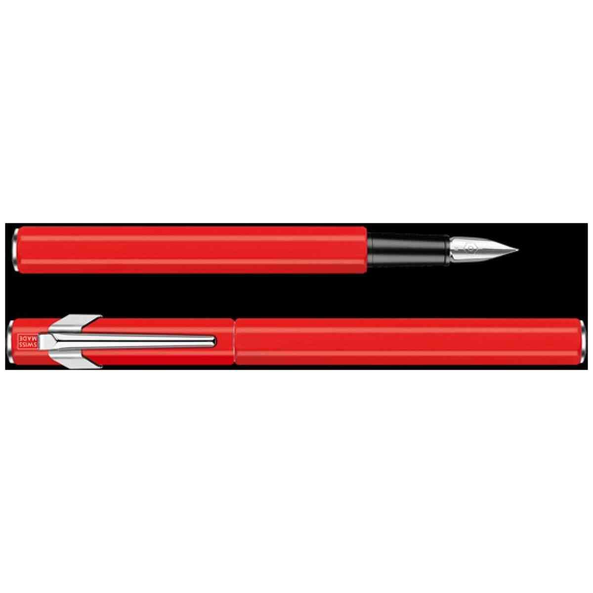 Caran d'Ache Reservoarpenna 849 Metal Red Medium