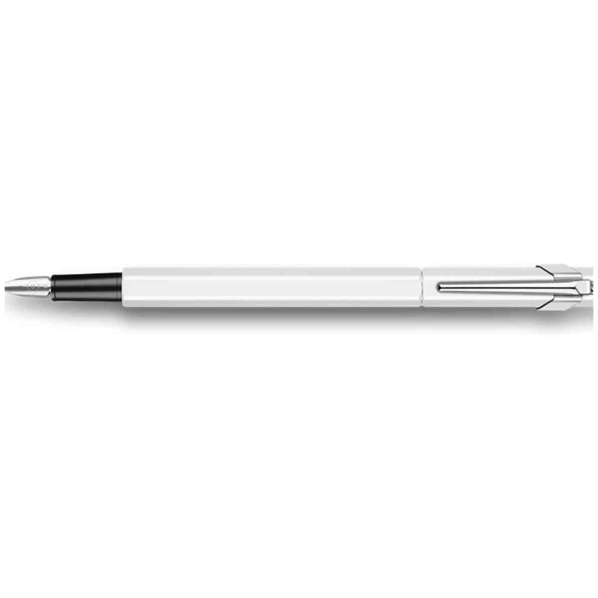Caran d'Ache Reservoarpenna 849 Metal White Fine