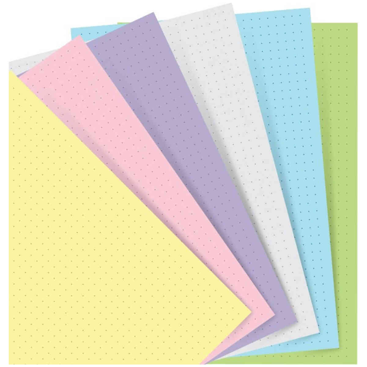 Filofax Anteckningsbok Refill Pocket Dotted Pastel