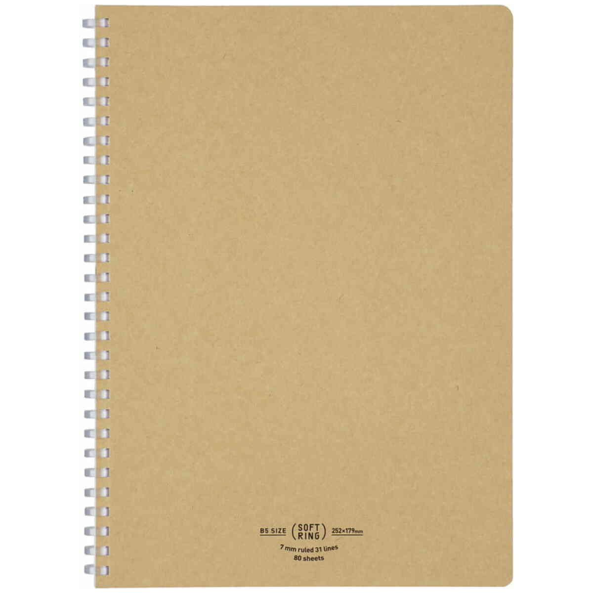 Softring Notebook B5 Beige