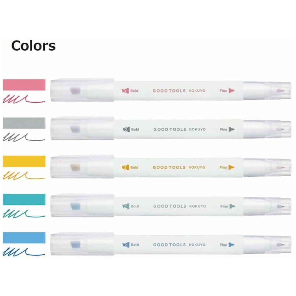 Kokuyo Good Tools Two-Way Marking Pen - Bild 5