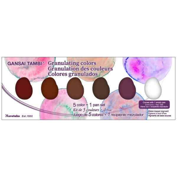 ZIG Gansai Tambi Akvarell 5-set Granulating
