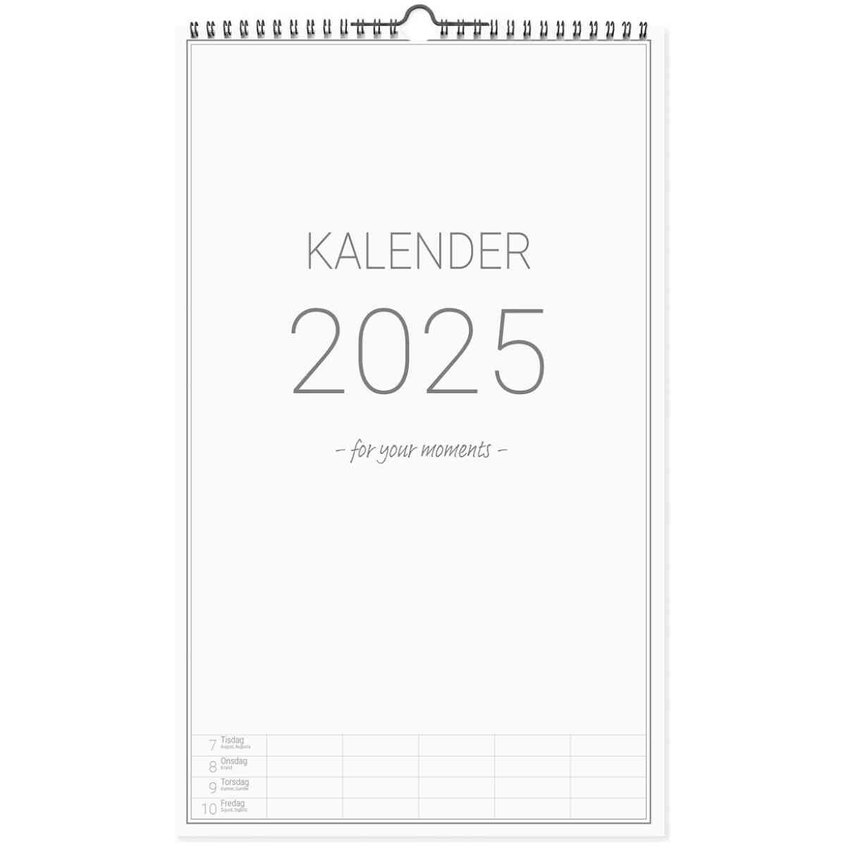 Familjekalender 2025 Clean