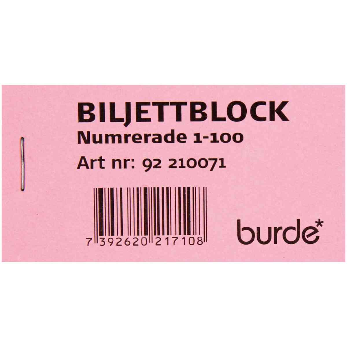 Biljettblock NR 1-100 - Bild 4