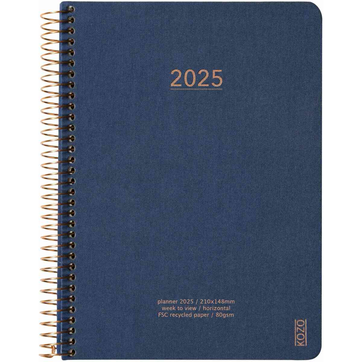 KOZO Kalender 2025 A5 Vecka Per Uppslag - Bild 10