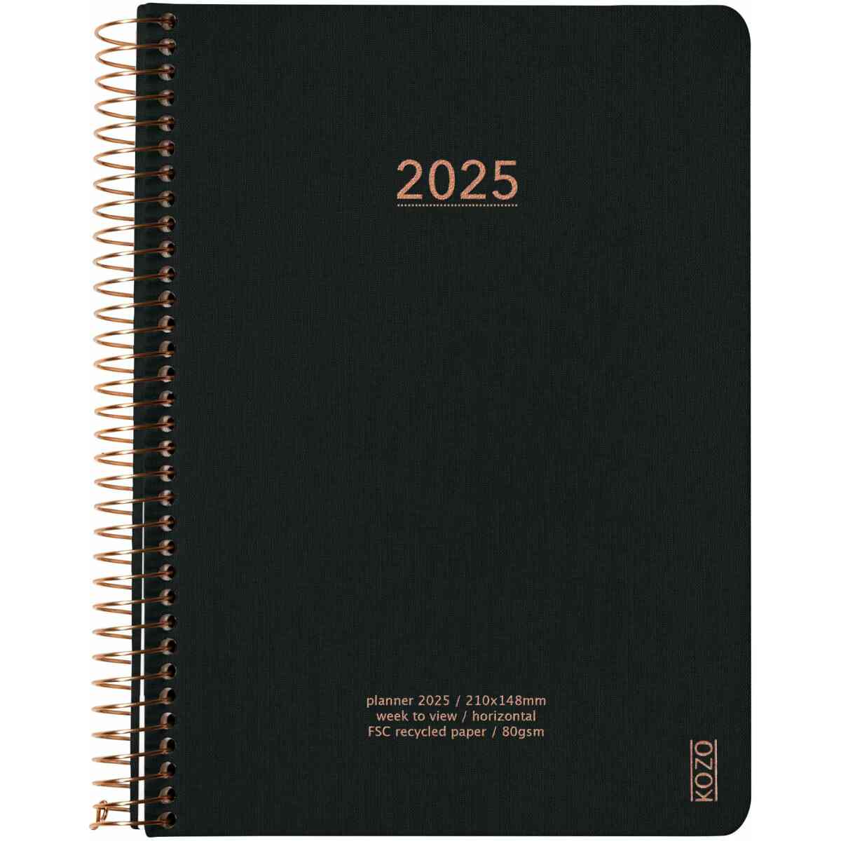 KOZO Kalender 2025 A5 Vecka Per Uppslag - Bild 4