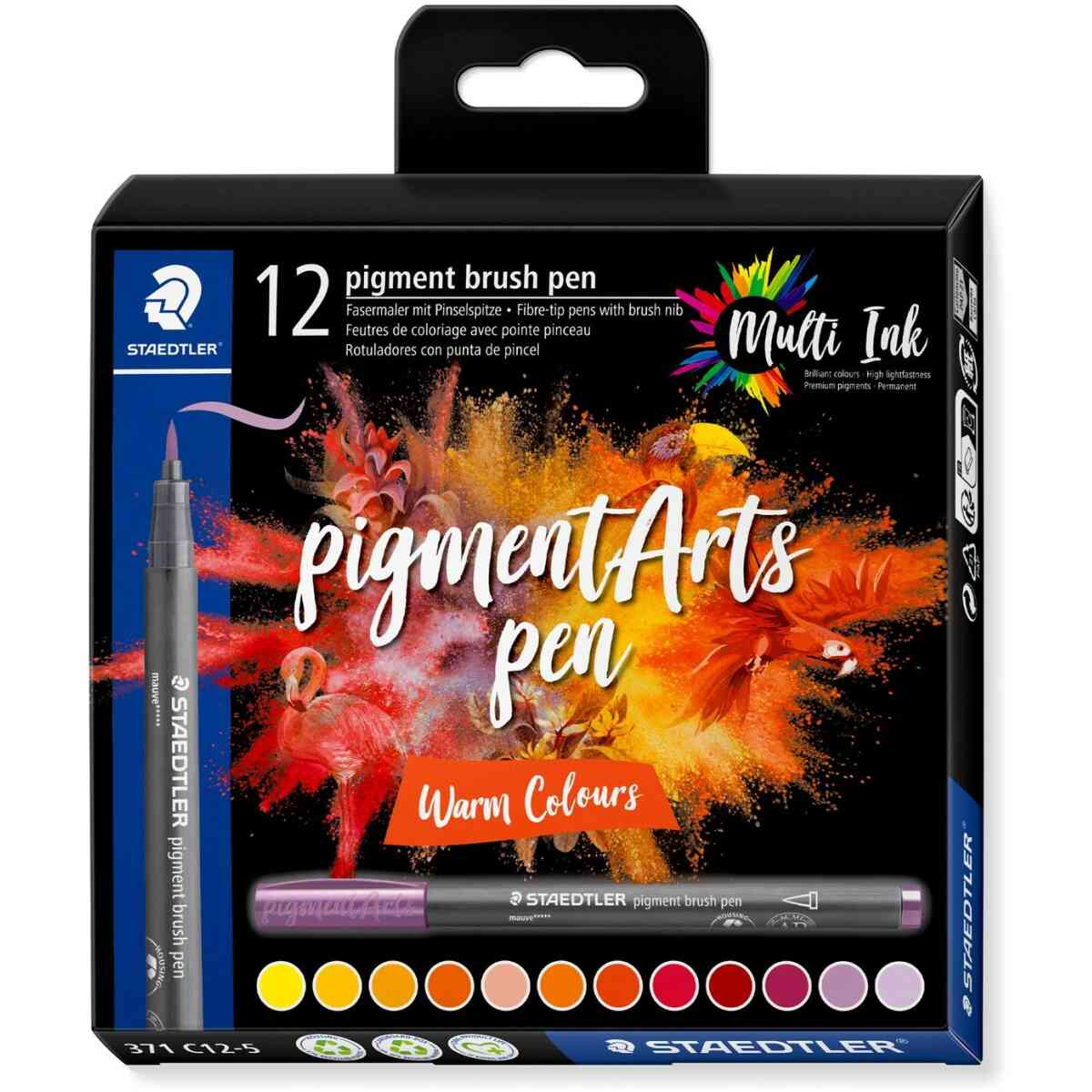 pigment brush pen 371 - Varm Colours