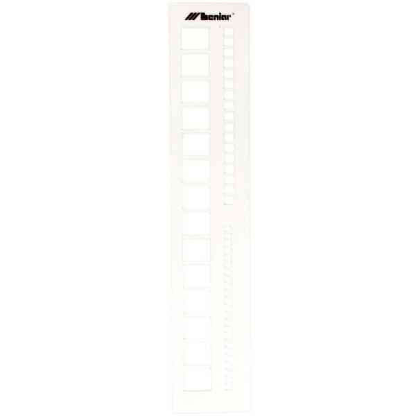 Letters guide UPRIGHT 15mm/10mm