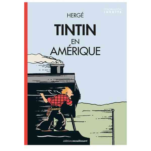 Poster Tintin i Amerika - 50 x 70 cm