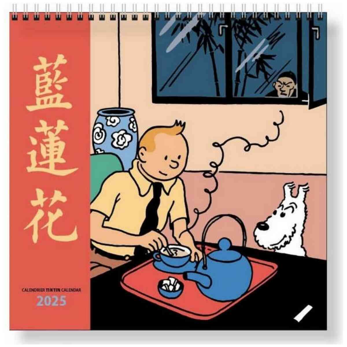 Tintin Stor Väggkalender 30 x 30 CM