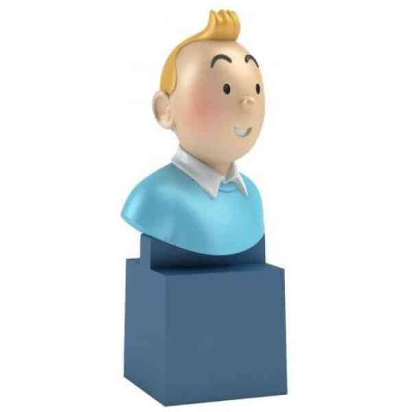 Tintin byst - Staty i resin - 7 cm