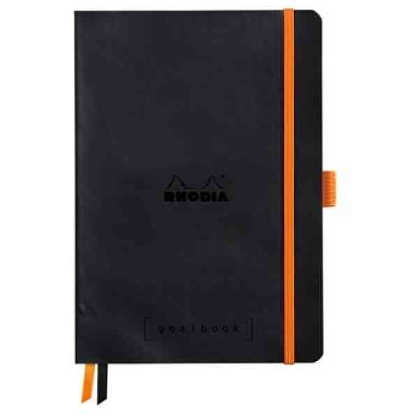 Rhodia Goalbook soft black A5 dot ivory