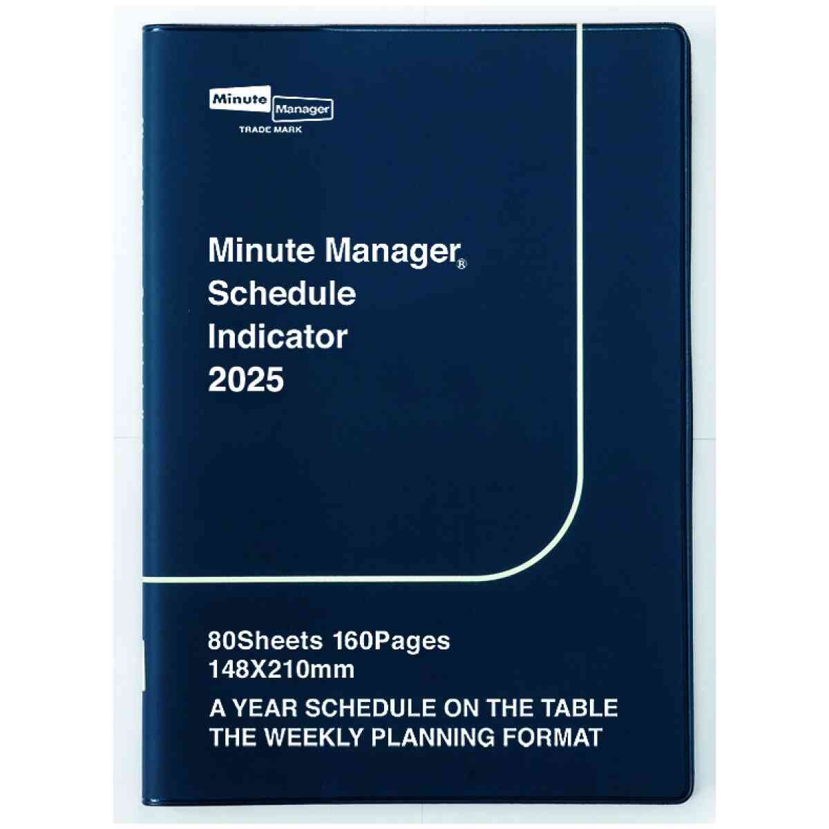 2025 HT Diary Minute Manager A5 Left Navy