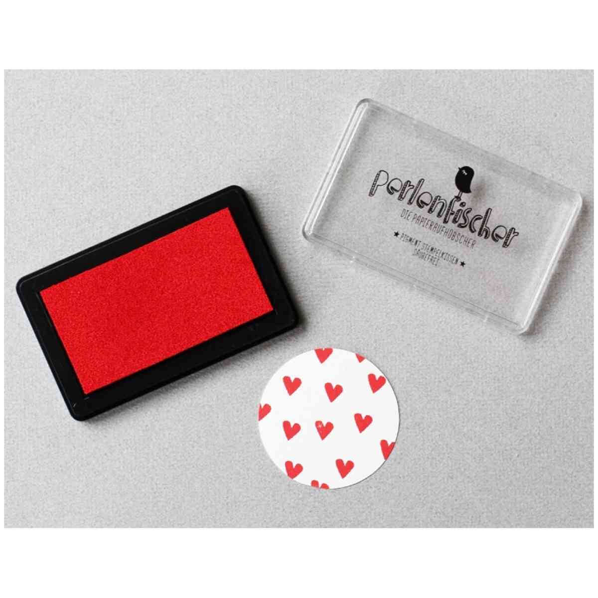 Ink pad : Red large Artikel: 23041