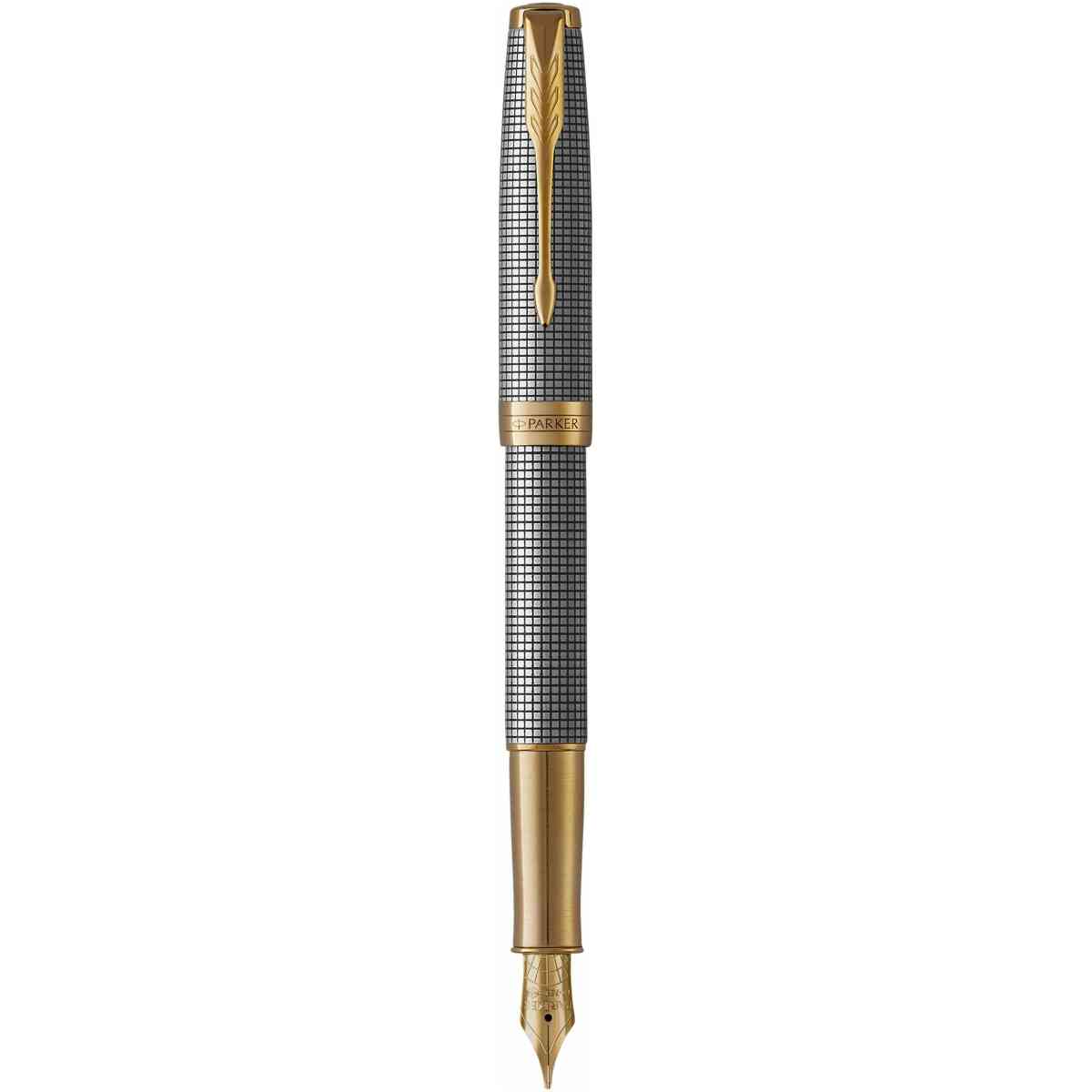 Parker Sonnet Chiselled Silver G.T Fountain pen - Bild 3