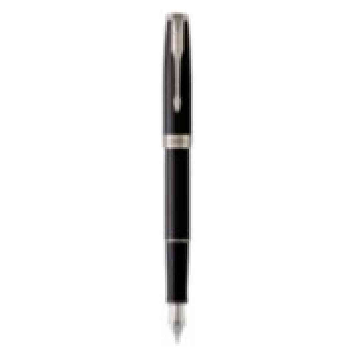 Parker Sonnet Black Lacquer PT Steel Nib Fountain Pen