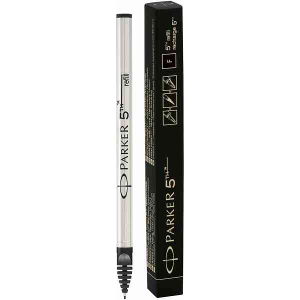 Parker 5TH refill F Black 1-Blister