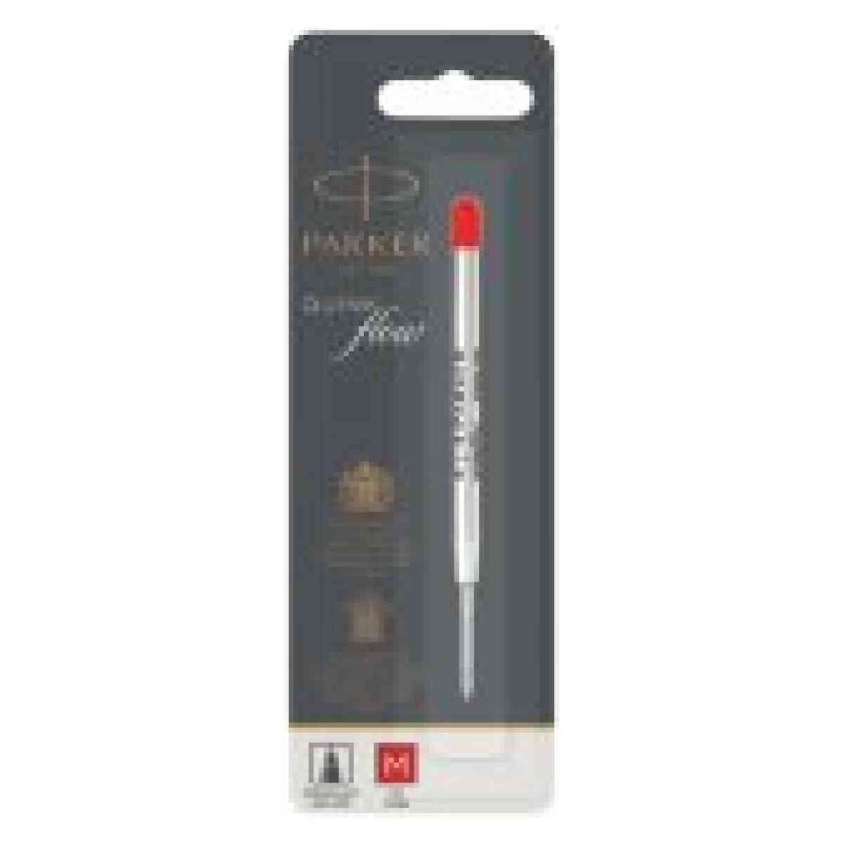 Parker Ballpen refill Quink M Röd 1-Blister